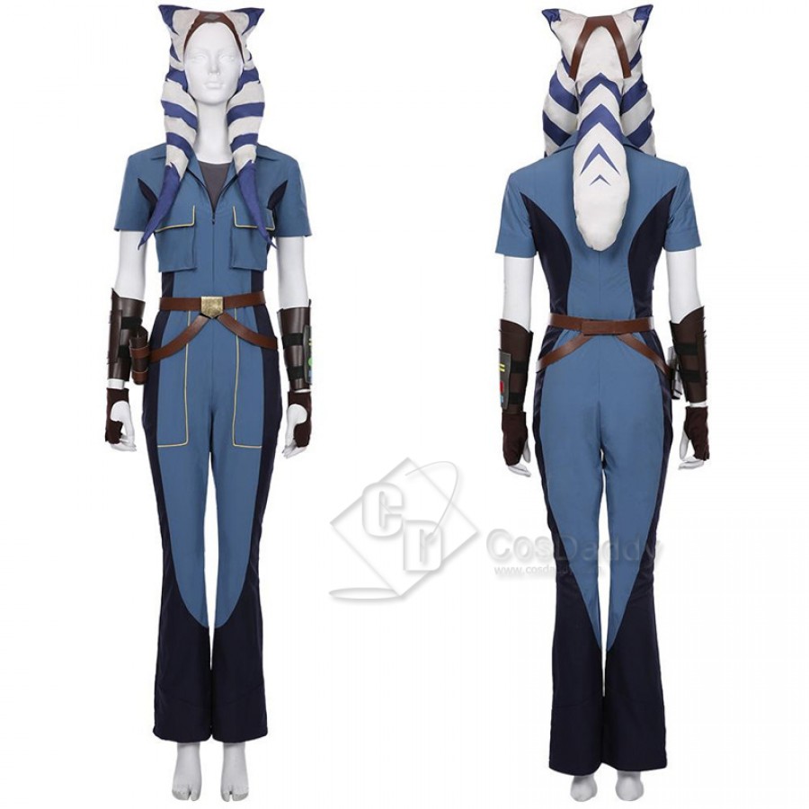 Star Wars The Clone Wars Season 7 Ahsoka Tano Jumpsuit Halloween